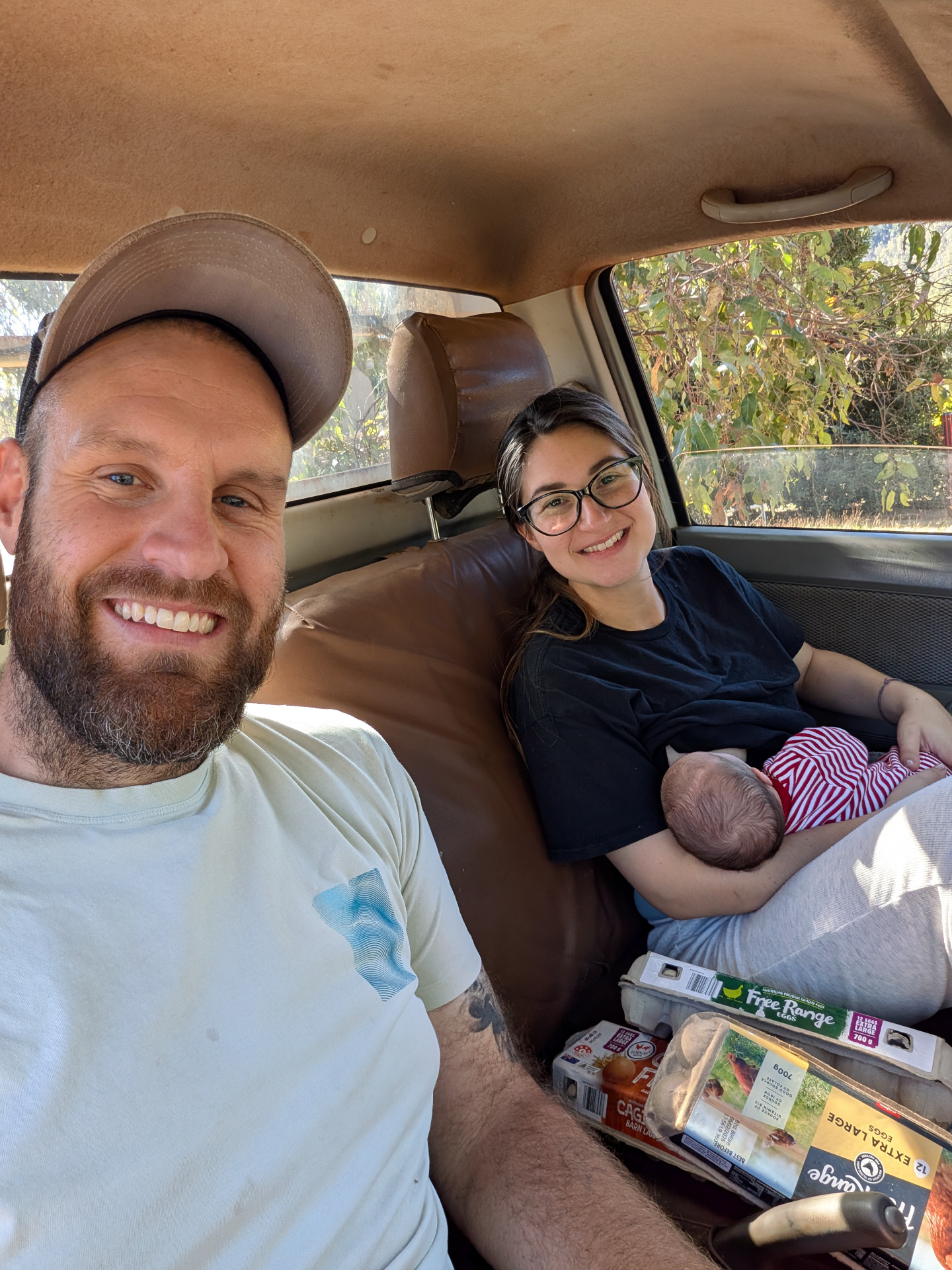 Lasse, Debbie and little Noah — the local family behind Time Travel Tours & Transport